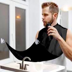 New Perfect Gift 🧔🏻🧔🏼🧔🏽🧔🏿Beard Apron Suction Cups Non-Stick Hair Catcher